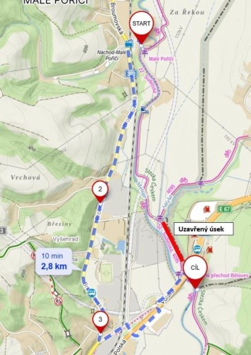 Cyklotrasa �. 22 B�loves-Mal� Po����