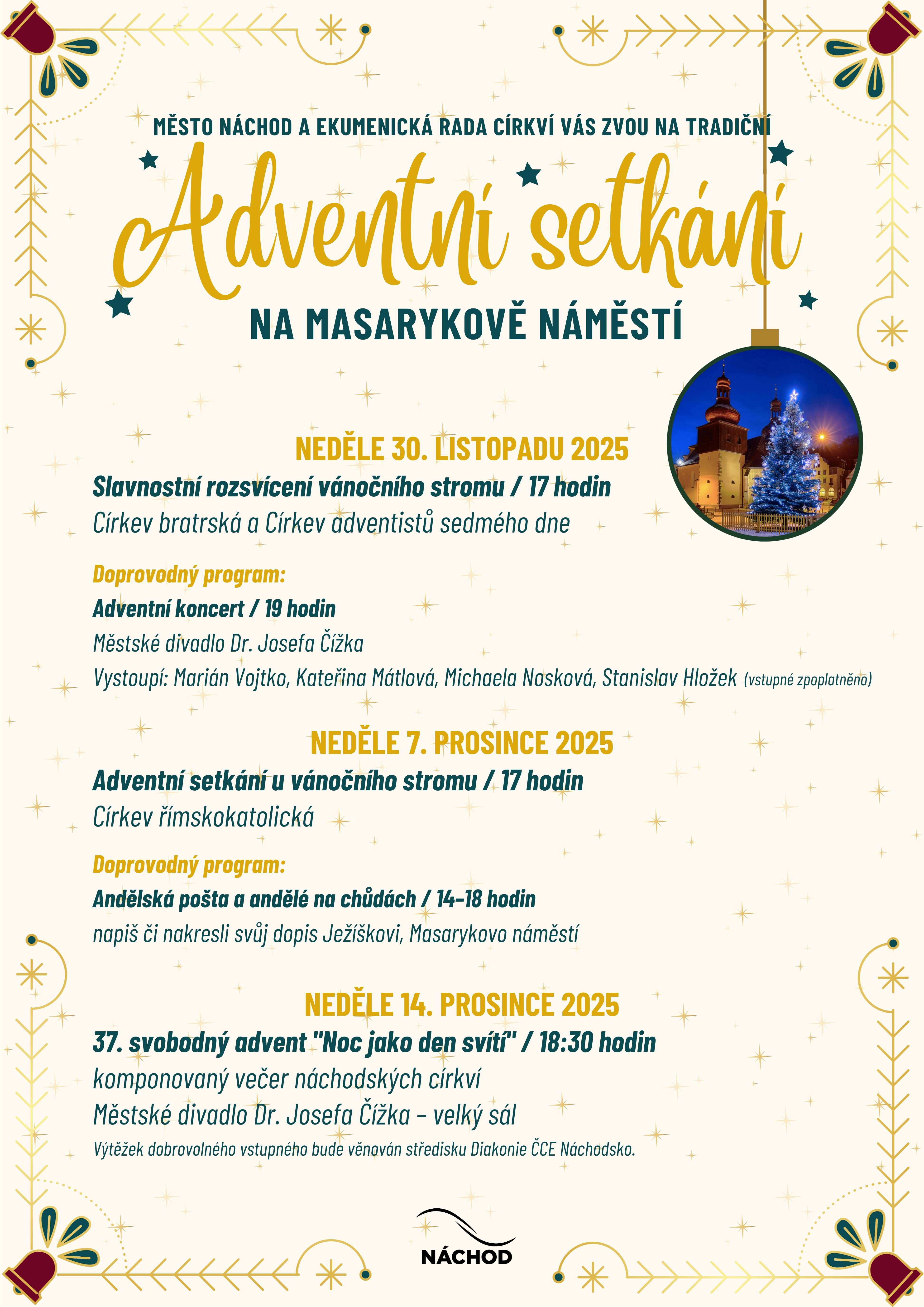 PlakátAdventní setkání v Náchodě