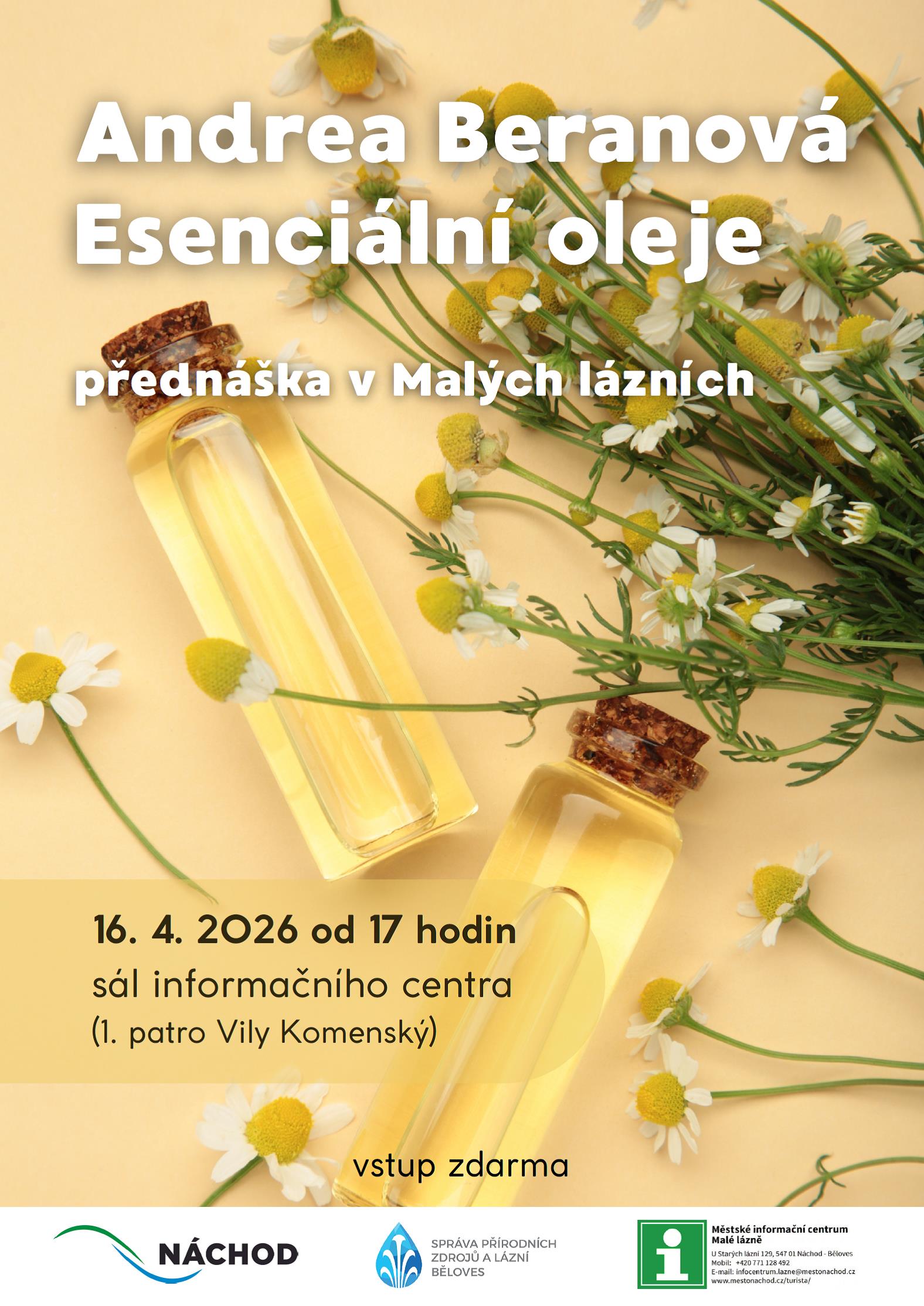 PlakátAndrea Beranová: Esenciální oleje