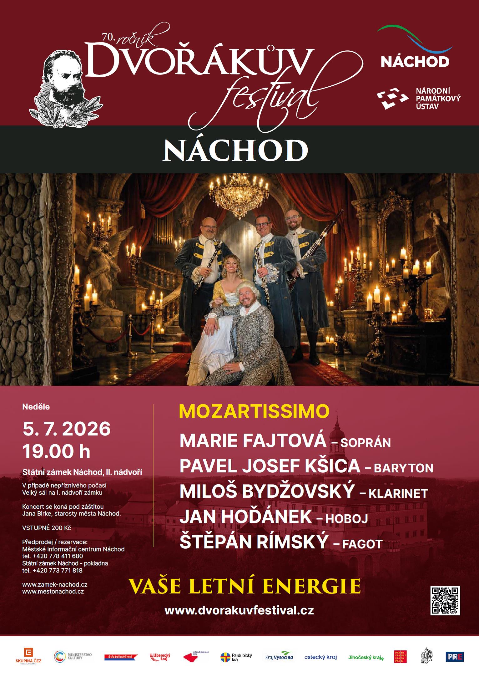 PlakátDvořákův festival: Mozartissimo