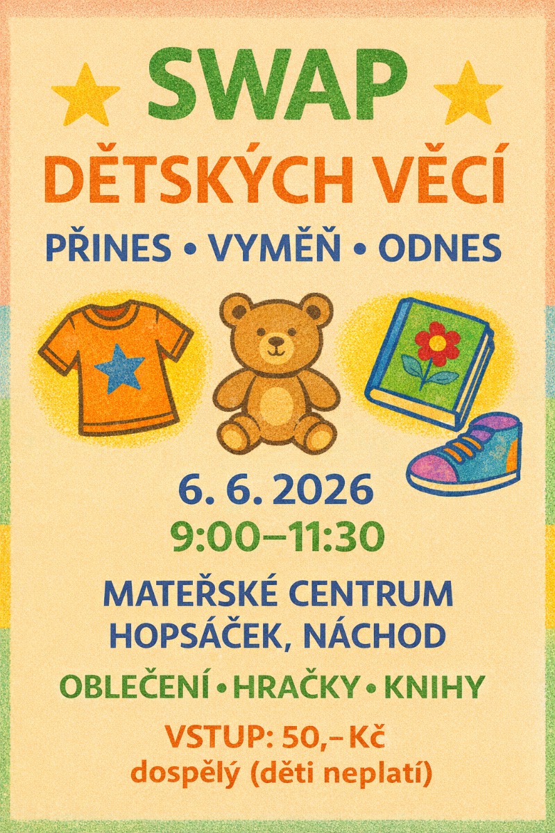PlakátSwap dětských věcí